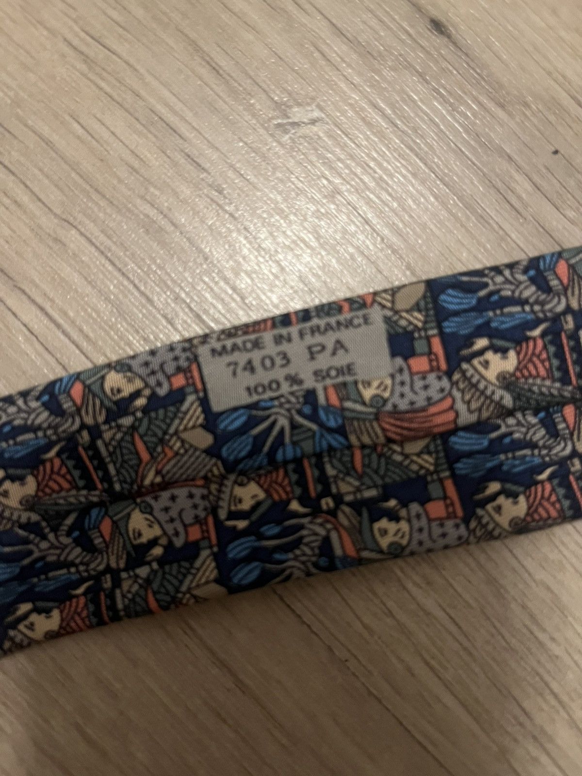 Hermes × Vintage Hermes silk tie Size ONE SIZE - 4 Thumbnail