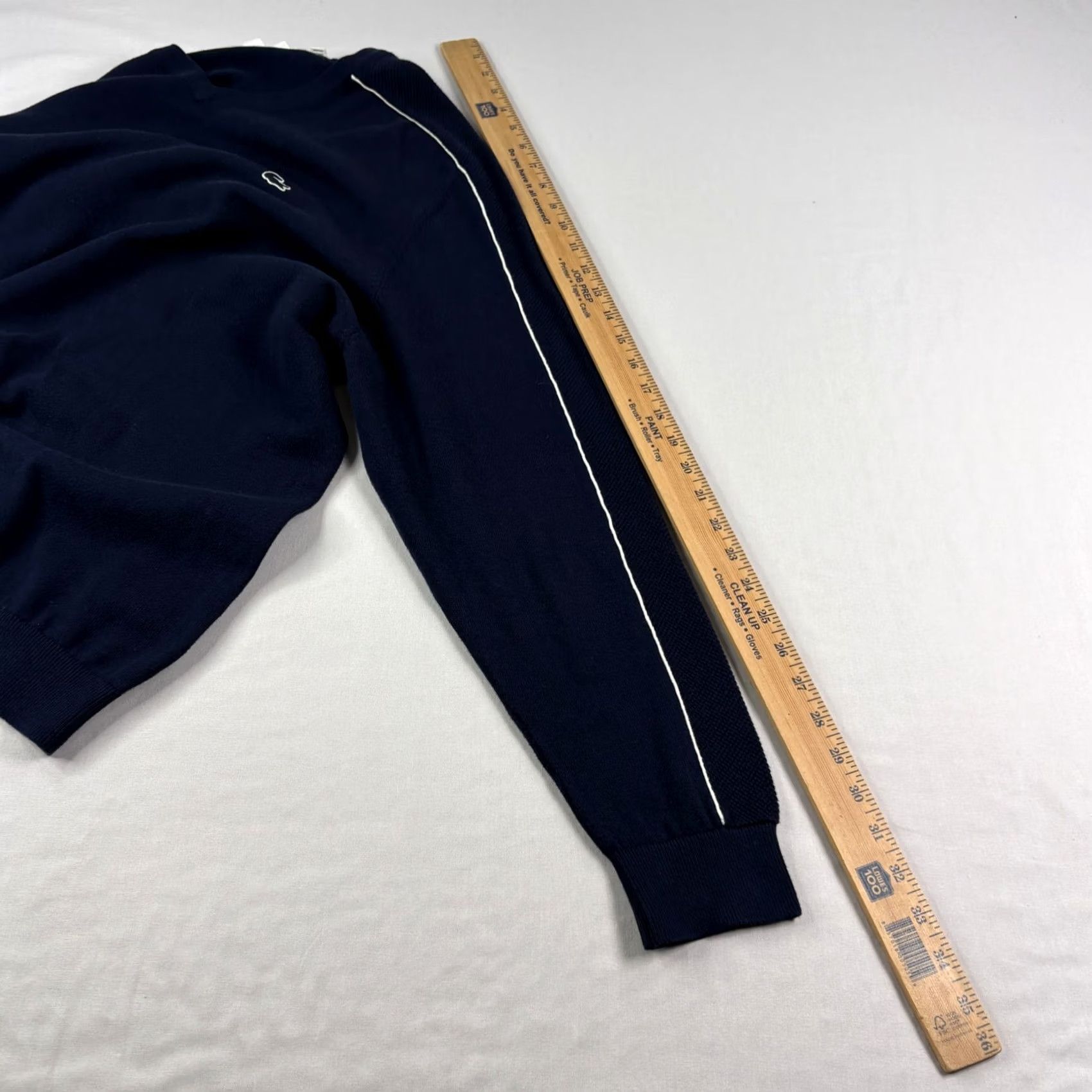 Lacoste Lacoste Sweater Mens 4XL Blue V-Neck Pullover Slim Fit Stretch Size US XXL / EU 58 / 5 - 7 Thumbnail