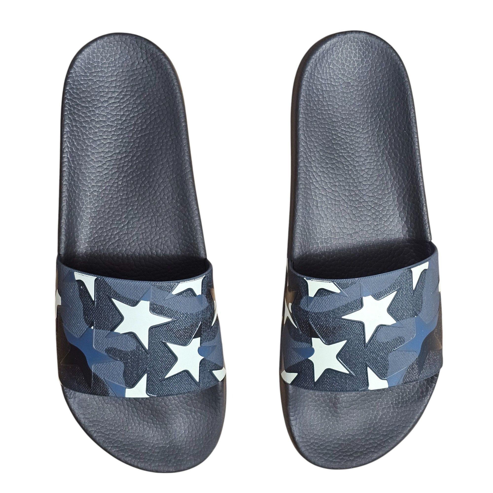 Valentino Valentino Garavani Camo Star Print Rubber Slides Size US 13 / EU 46 - 1 Thumbnail