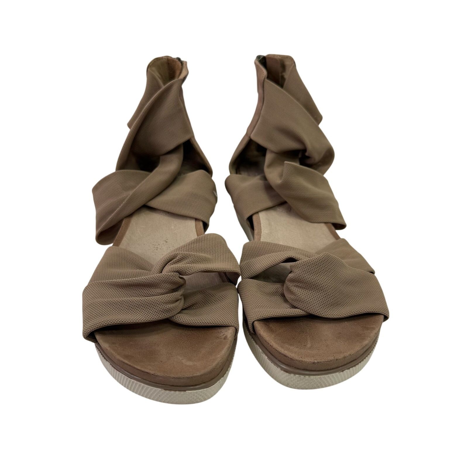 Eileen Fisher Eileen Fisher Women's Sandals sz 9 Suede Strappy Tan #25-HH Size US 9 / IT 39 - 7 Thumbnail