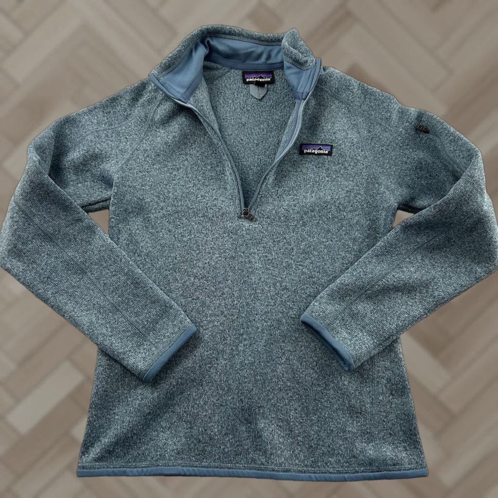 Patagonia Patagonia 1/4 Zip Better Sweater Women's Small Blue Shirt Womens 1/4 Zip Patagonia Better Sweater Blue S Size S / US 4 / IT 40 - 1 Thumbnail