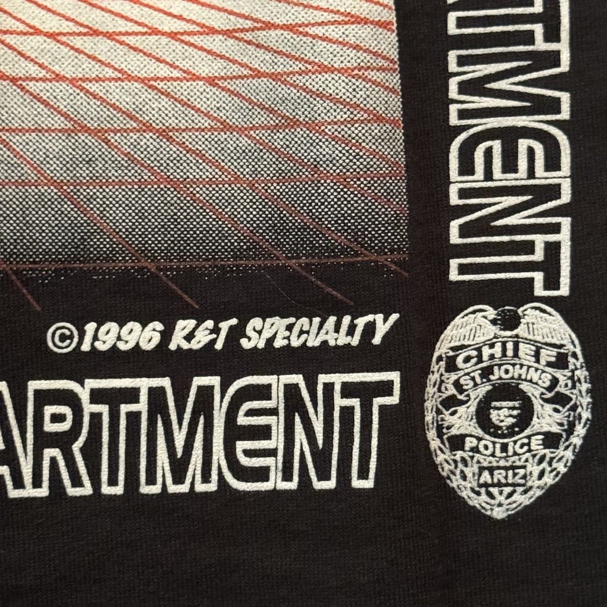 D.A.R.E × JNCO × Stussy Vintage 1996 90s Black And Red Drug Dare Graphic Tee Fits XS Size US XS / EU 42 / 0 - 9 Thumbnail