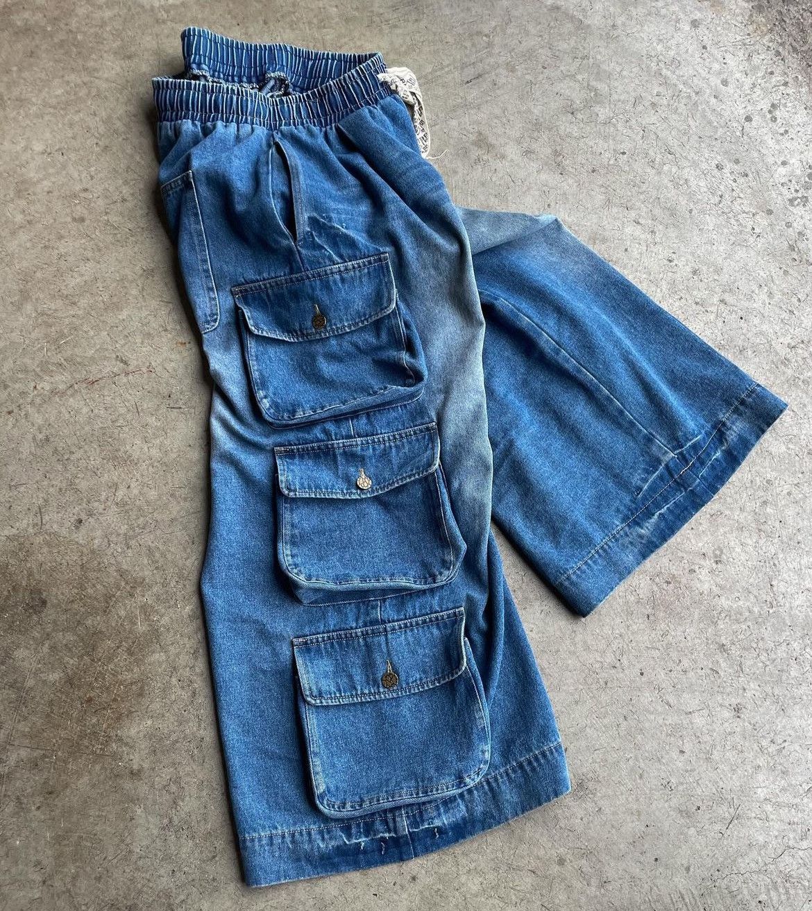Japanese Brand Young Chicken Pox Triple Cargo Pants Size US 32 / EU 48 - 4 Thumbnail