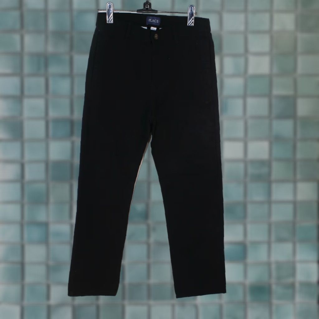 Vintage Place Chinos Jegging Stretch Adjustable Waist Black Women's 12 26X26.5 Jeans Zip Inseam 26.5 Adjustable Waist Stretch Slim Size 26" / US 2 / IT 38 - 1 Thumbnail