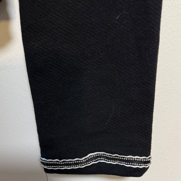 Maison Scotch Maison Scotch Black Open Front Cardigan w Silver Trim - Sz 1 Size S / US 4 / IT 40 - 3 Thumbnail