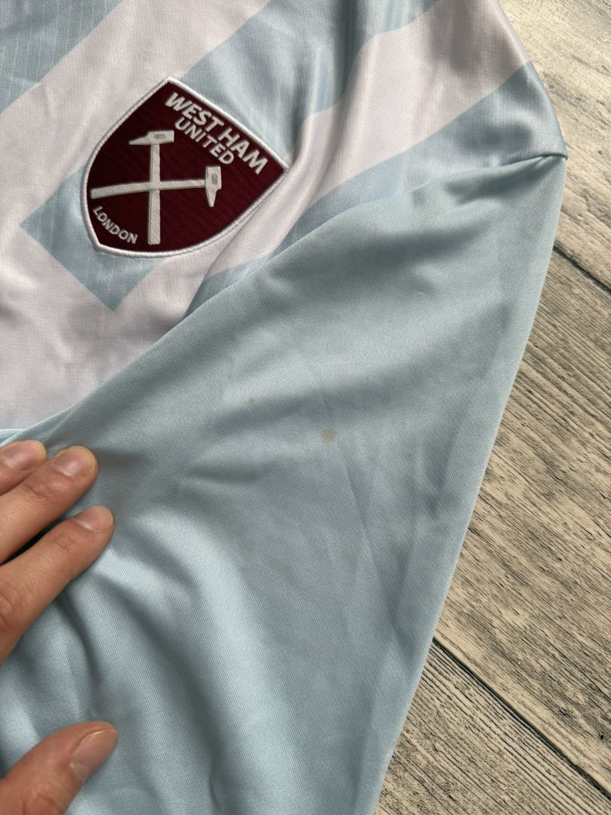 Umbro West Ham united jersey GK blue away 2021/22 Size US L / EU 52-54 / 3 - 4 Thumbnail