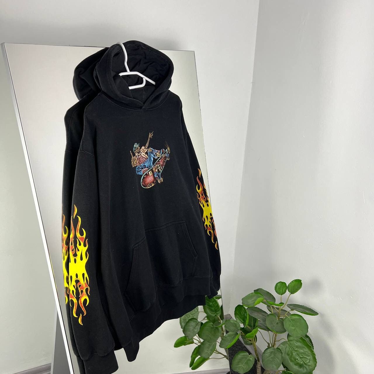 Y2k Skate Big Logo Baggy Fit Hoodie Vintage