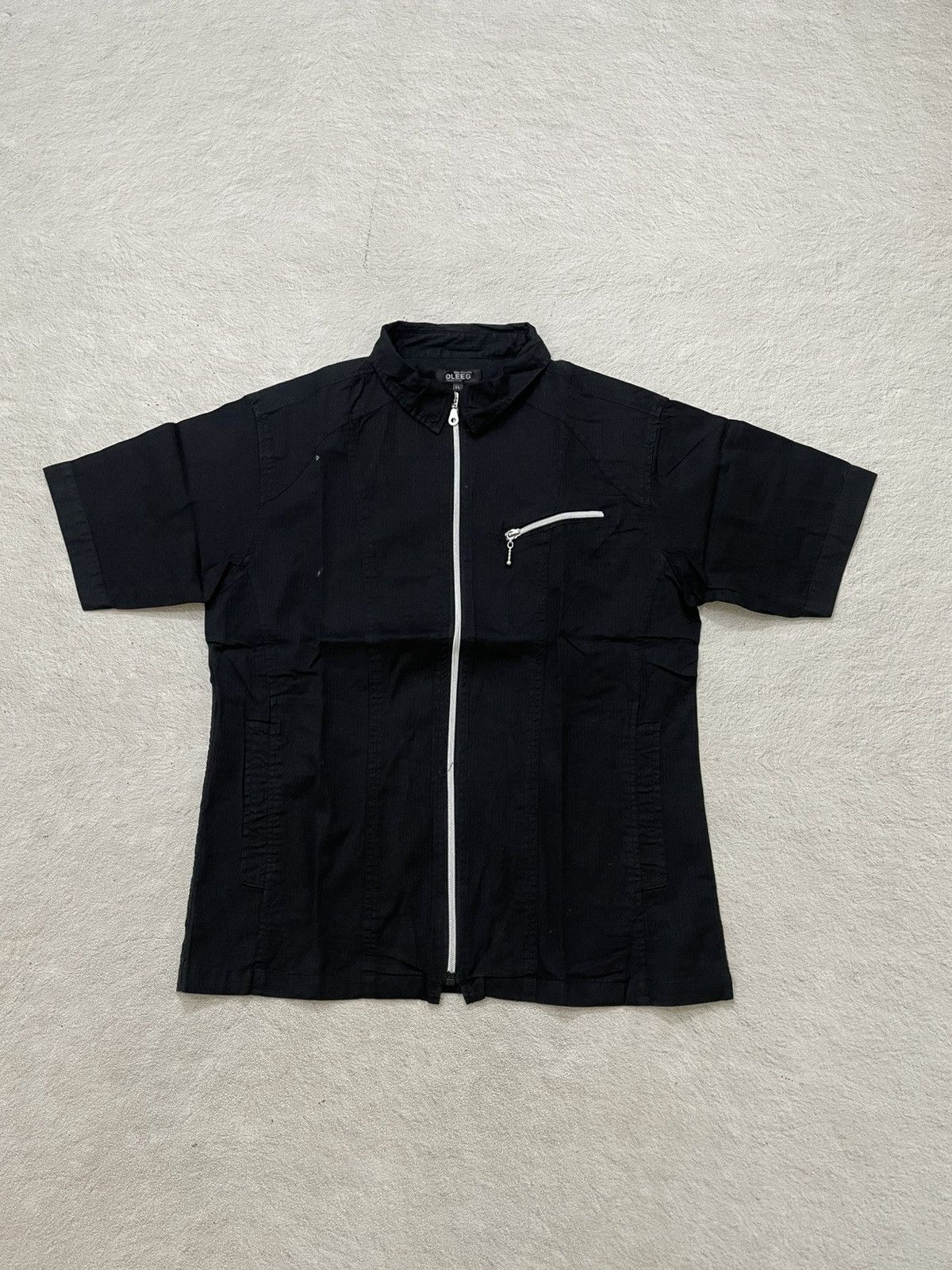 2000s Japan Shirt Black Zipper Y2K Hysterick LGB if6was9