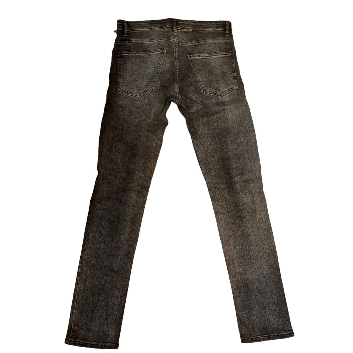 Divided Divided gray skinny moto button fly jeans Size US 31 - 3 Thumbnail