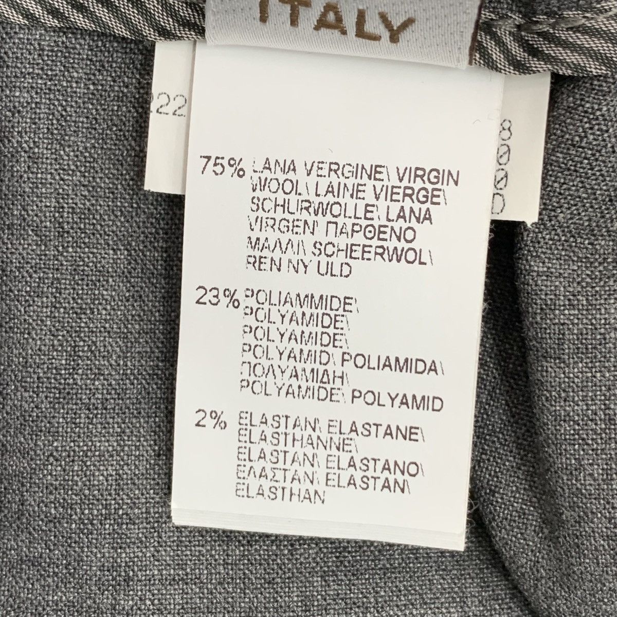Brunello Cucinelli Brunello Cucinelli Grey Belt Detail Wool Trousers K26WX Size 26" / US 2 / IT 38 - 8 Thumbnail