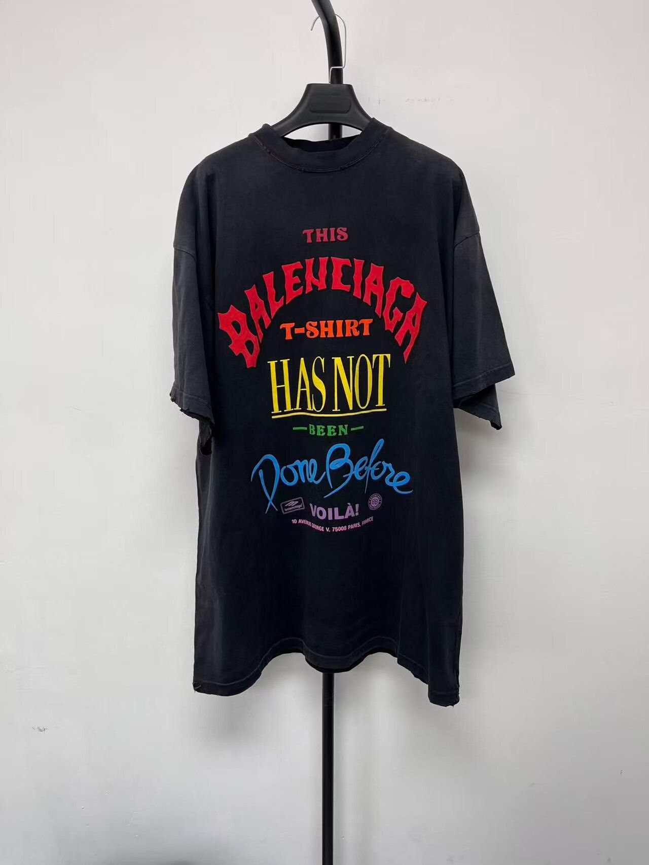 Balenciaga balenciaga logo print oversized t-shirt Size US M / EU 48-50 / 2 - 1 Thumbnail