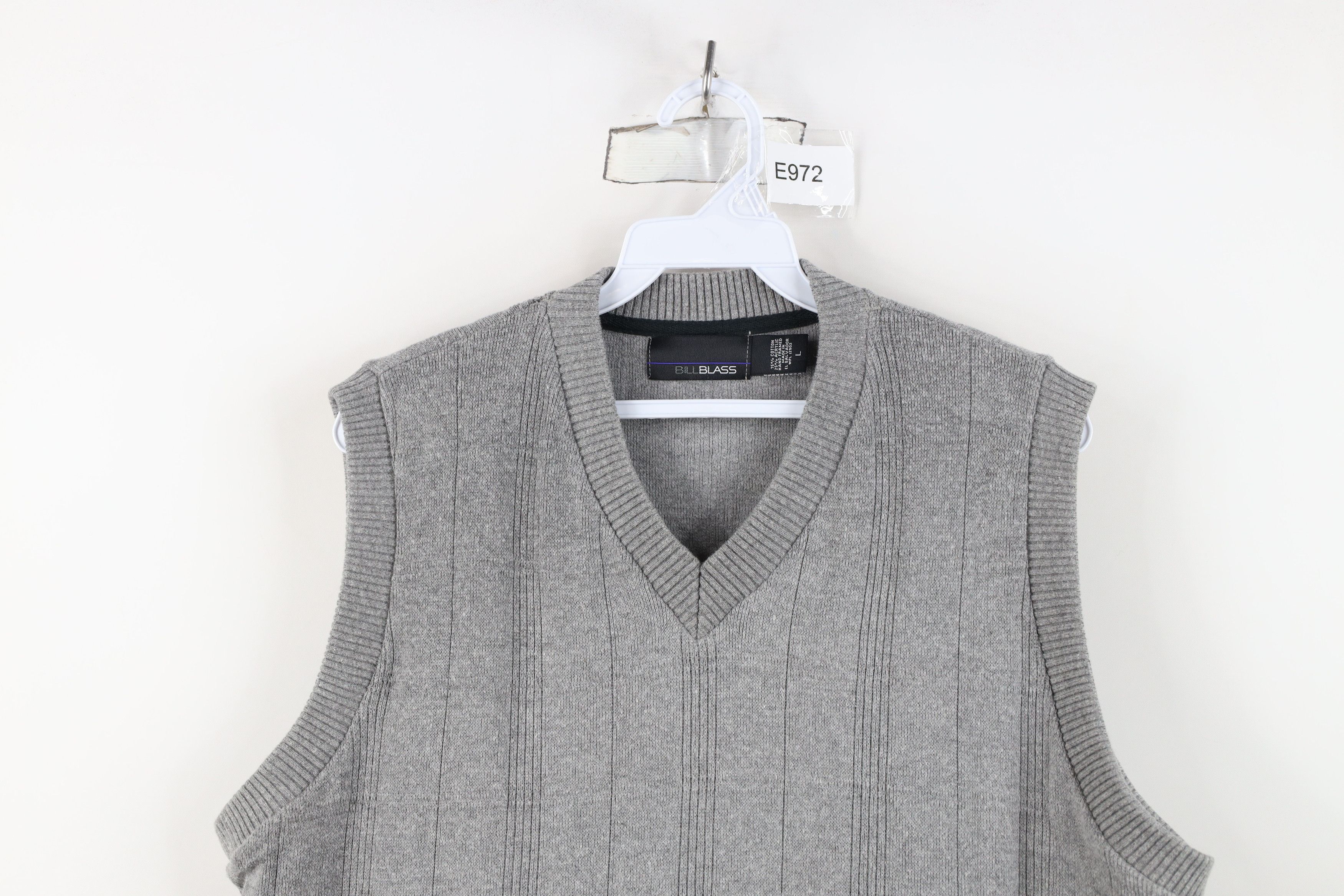 Vintage Vintage 90s Streetwear Hand Framed Knit Sweater Vest Size US L / EU 52-54 / 3 - 2 Thumbnail