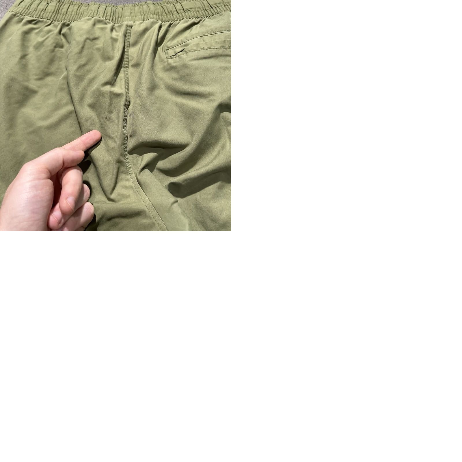 Nike Nike Pants Mens Medium Olive Green Woven Players Jogger Slim Fit 934592-385 Size US 33 - 10 Thumbnail
