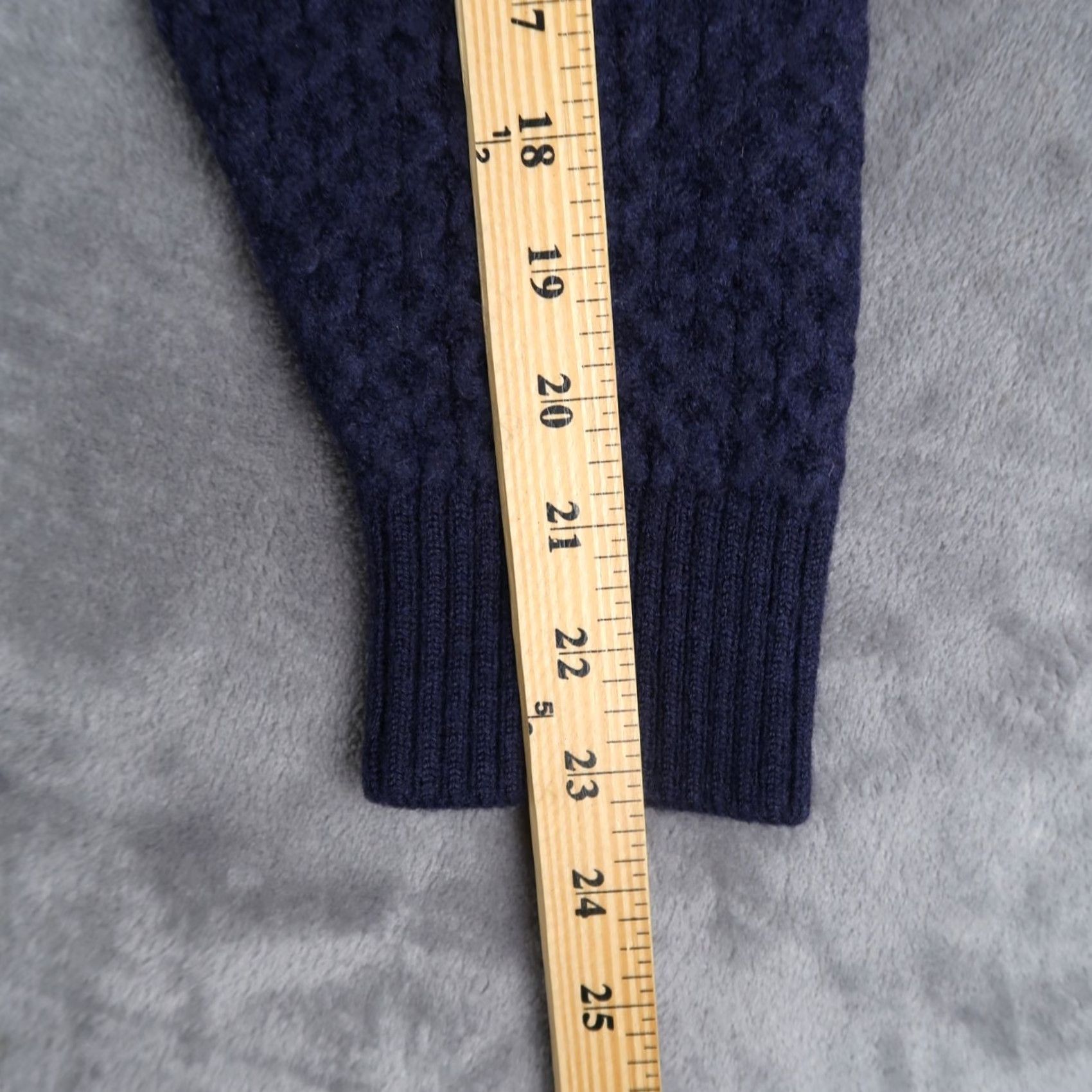 Reigning Champ Reigning Champ Sweatshirt Men XL Blue Wool Honeycomb Crewneck Chunky Pullover Size US XL / EU 56 / 4 - 6 Thumbnail