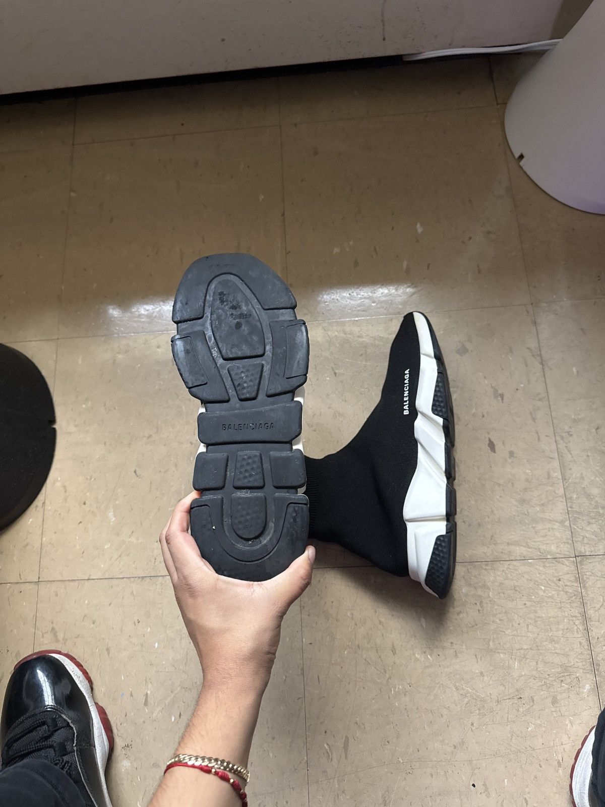 Balenciaga Balenciaga Speed Sneaker 'Black' Size US 10.5 / EU 43-44 - 3 Thumbnail