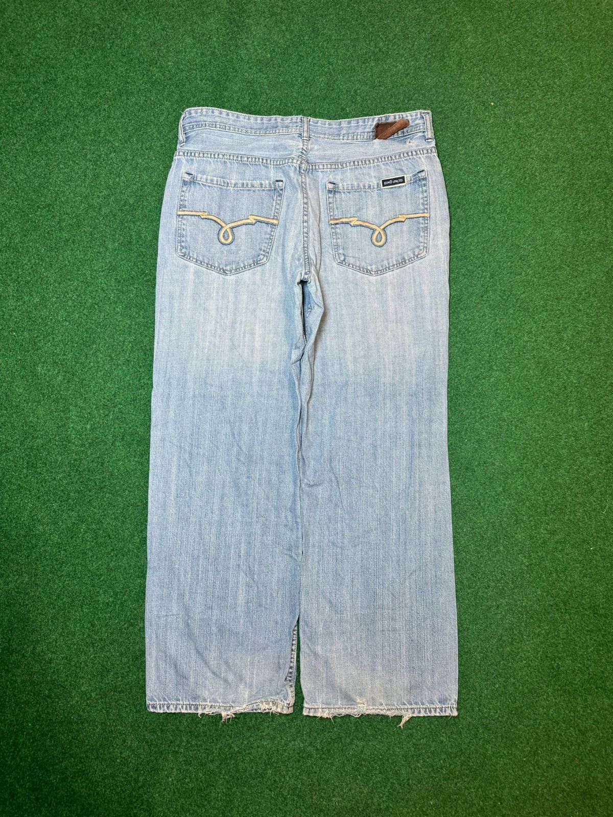 Ecko Unltd. × Vintage Vtg Y2K Ecko Unltd Baggy Loose Relaxed Fit Hip Hop Jeans Size US 38 / EU 54 - 1 Thumbnail