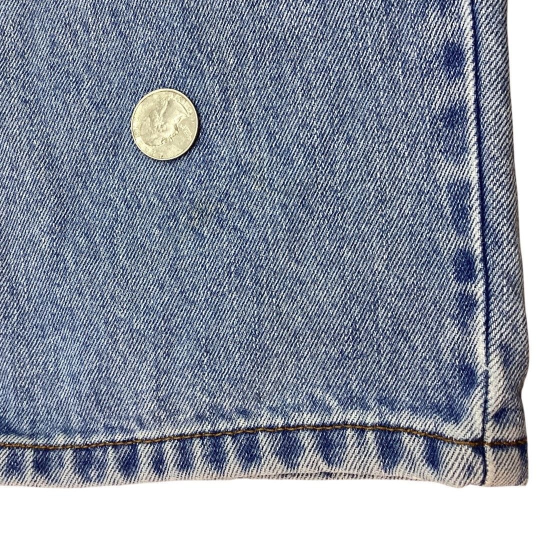 Levi's Levi's 550 Relaxed Fit Light Wash Denim Jeans Y2K Black Batw Size US 36 / EU 52 - 9 Thumbnail