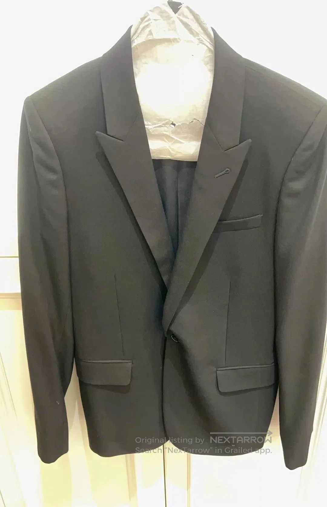 Saint Laurent Paris Saint Laurent Black Smoking Suit Jacket. Size US M / EU 48-50 / 2 - 2 Thumbnail