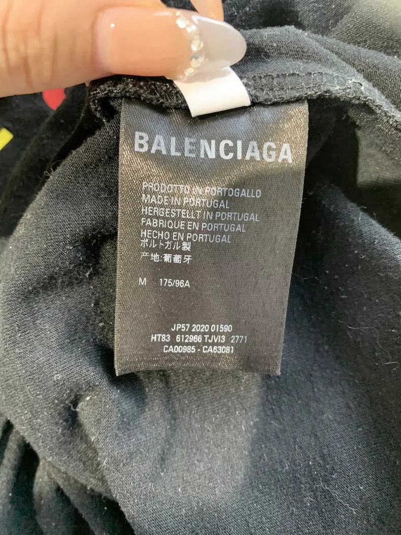 Balenciaga Balenciaga Multinational Text Barrage Short Sleeve Size US M / EU 48-50 / 2 - 7 Thumbnail