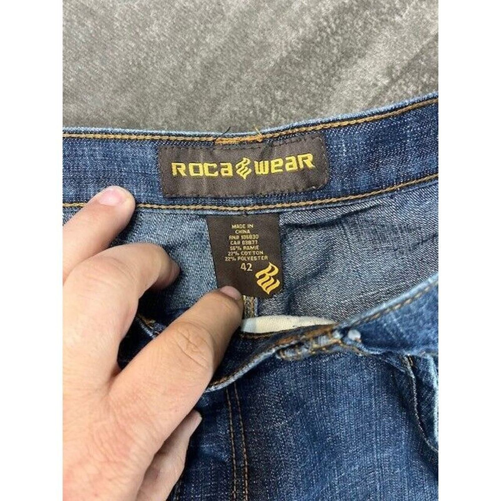 Rocawear ROCAWEAR JEANS SIZE 42 W. Dark Blue Denim Regular Fit Size US 42 / EU 58 - 5 Thumbnail
