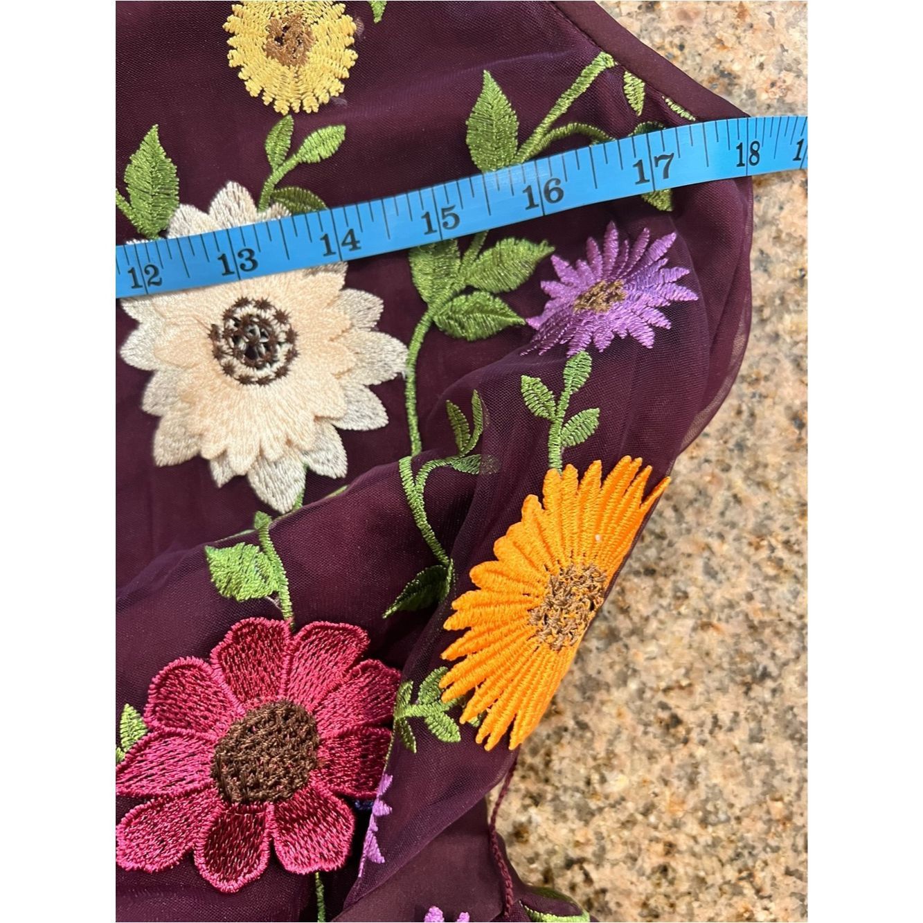 Other Etcetera “Fete” Embroidered Floral Maxi Dress - Size 8 Size M / US 6-8 / IT 42-44 - 5 Thumbnail