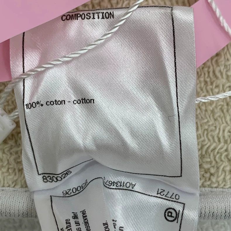 Chanel Chanel White double C printed cotton round-neck long-sleev Size XL / US 12-14 / IT 48-50 - 7 Thumbnail