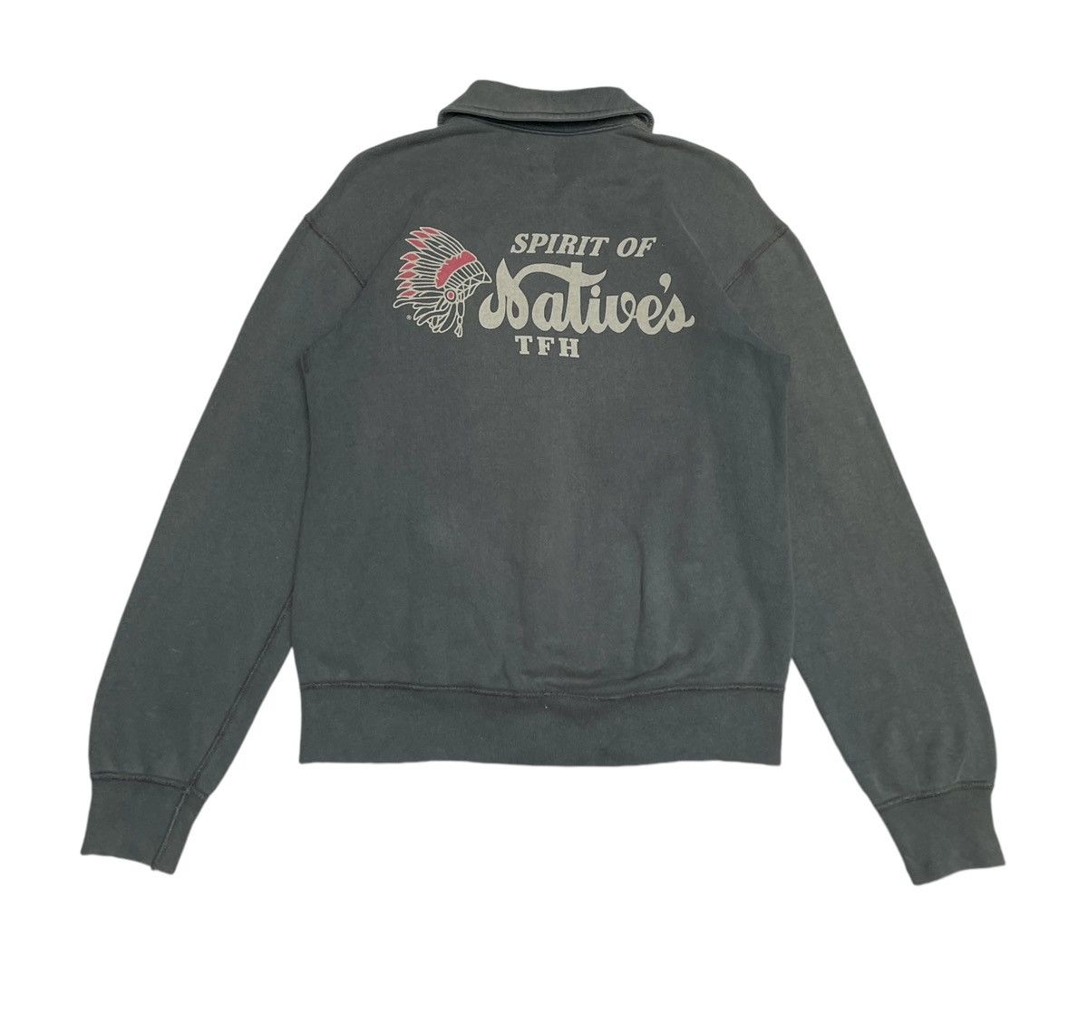 Japanese Brand × The Flat Head Rare Vintage The Flat Head Red Indians Sweatshirt 2000s Size US M / EU 48-50 / 2 - 2 Thumbnail