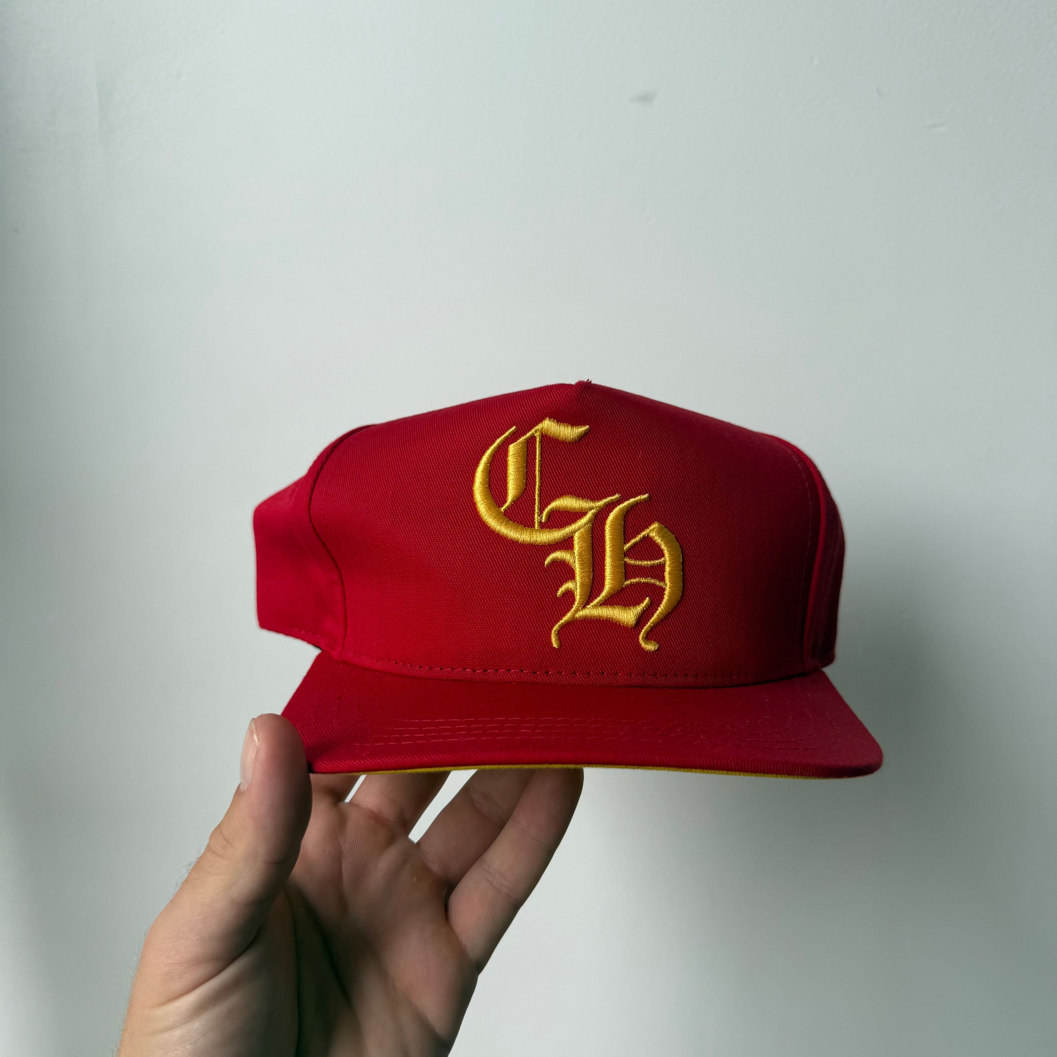 帽子 CHROME HEARTS CH BASEBALL TRUCKER CAP Chrome Hearts CH Baseball Red Trucker Hat