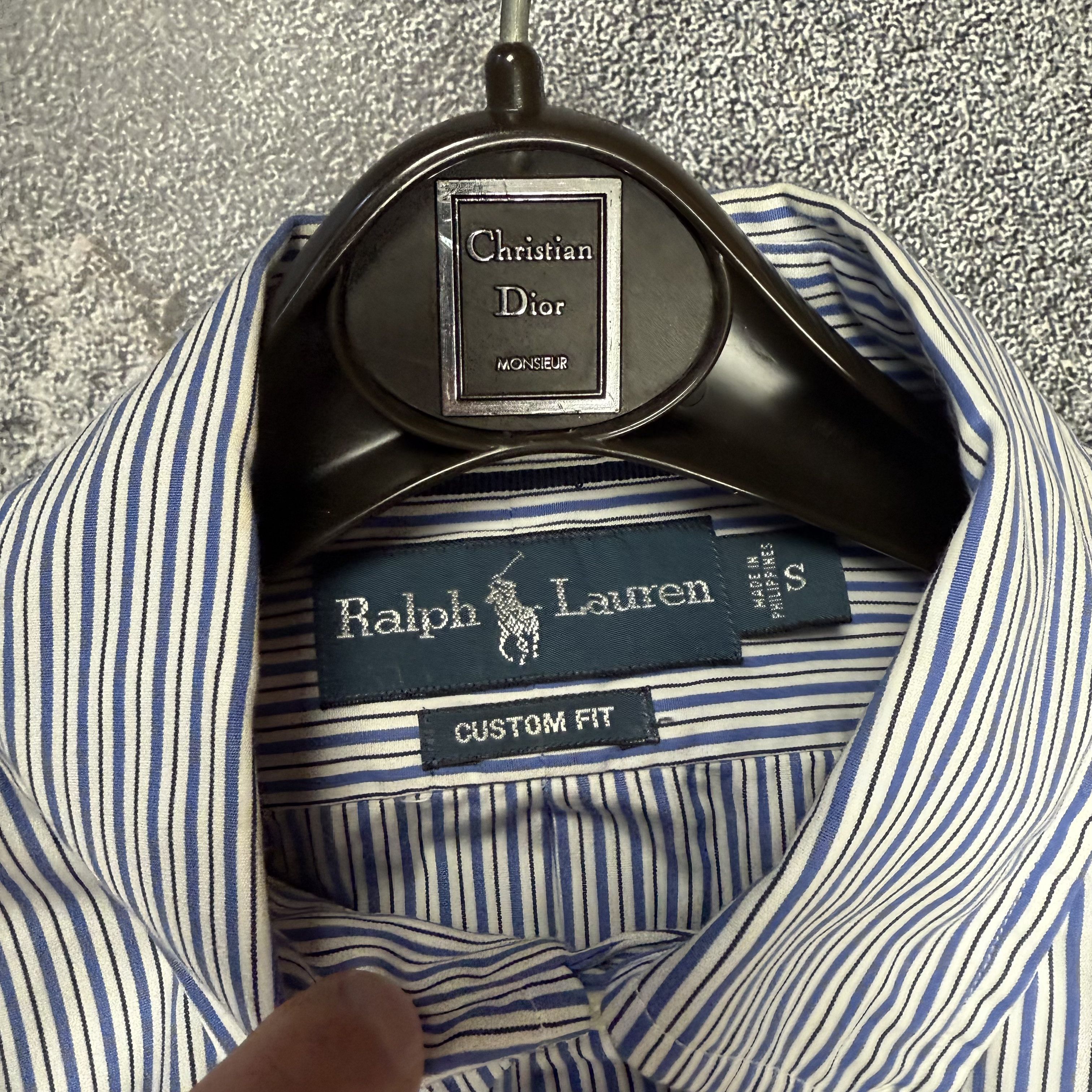 Polo Ralph Lauren Vintage Polo Ralph Lauren Shirt Blue White Stripe Classic S Size US S / EU 44-46 / 1 - 5 Thumbnail