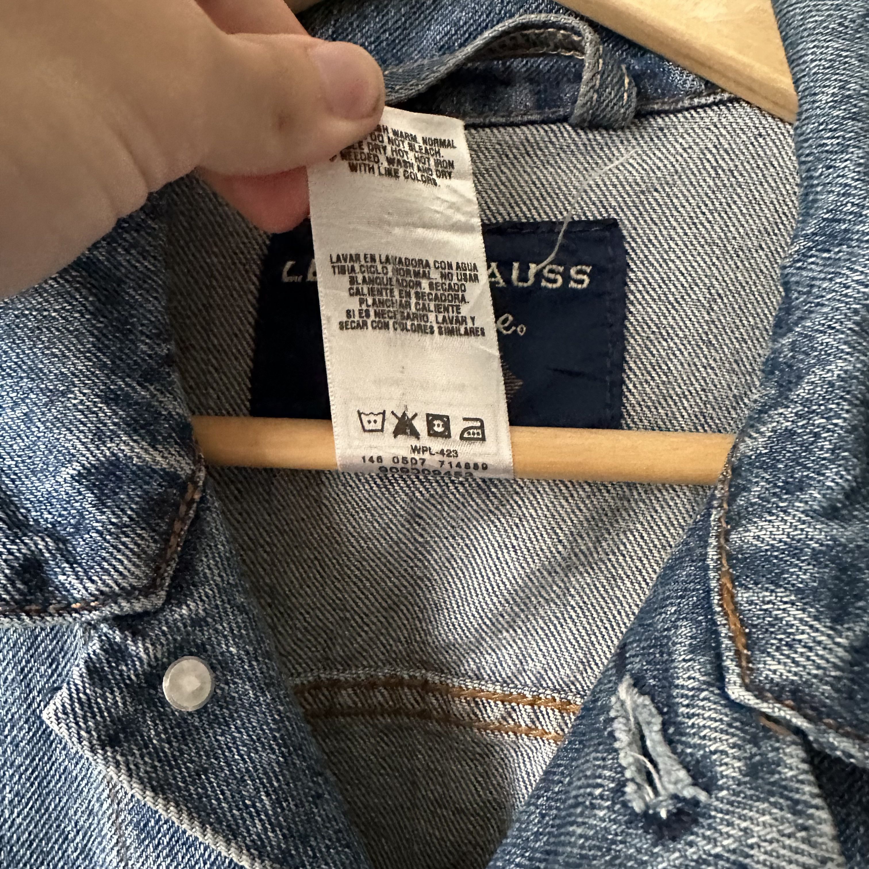 Levi's Levis y2k Vintage Big Logo Denim Avant Garde Jacket Size US S / EU 44-46 / 1 - 6 Thumbnail