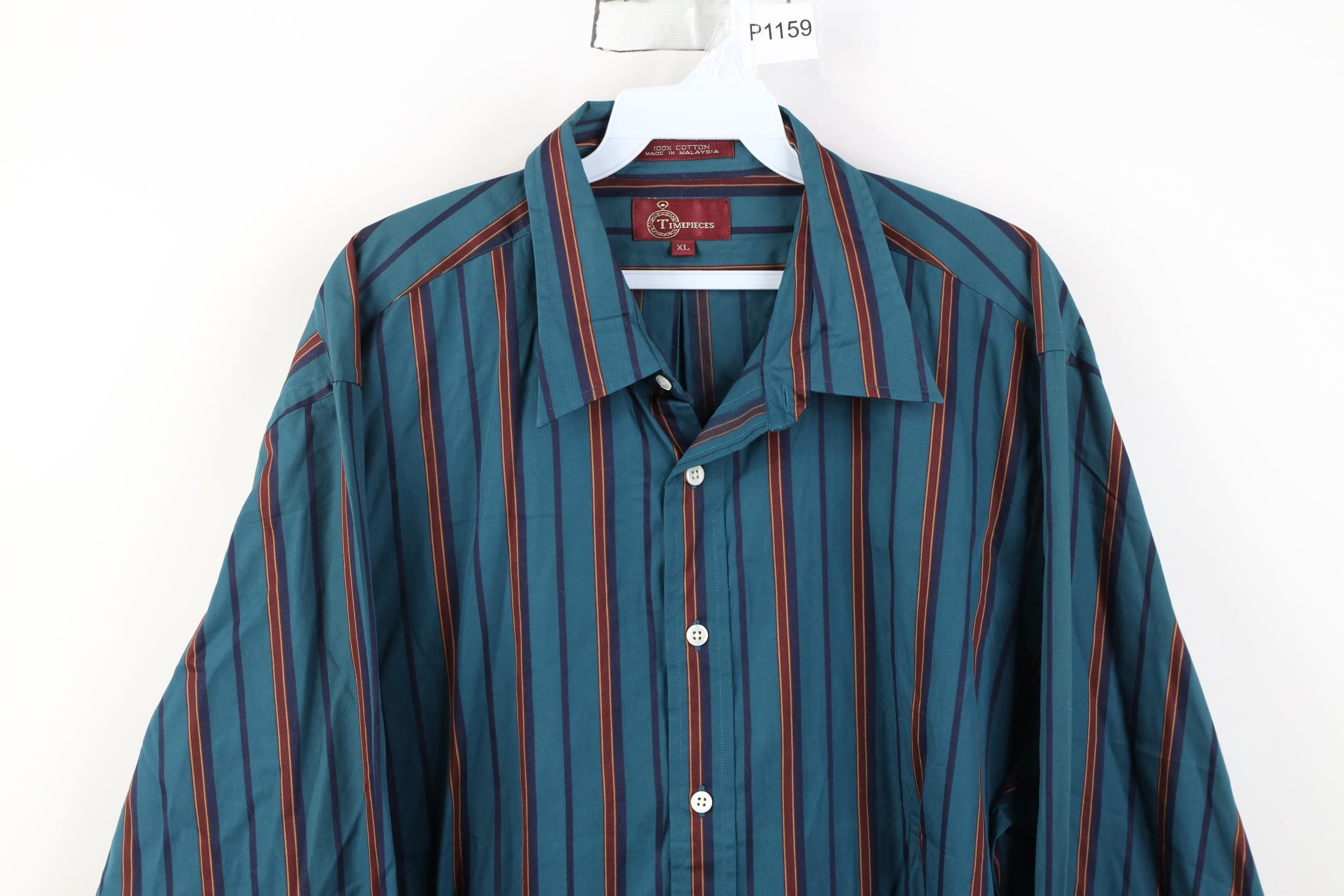 Vintage Deadstock Vintage 90s Streetwear Block Collared Button Shirt Size US XL / EU 56 / 4 - 2 Thumbnail