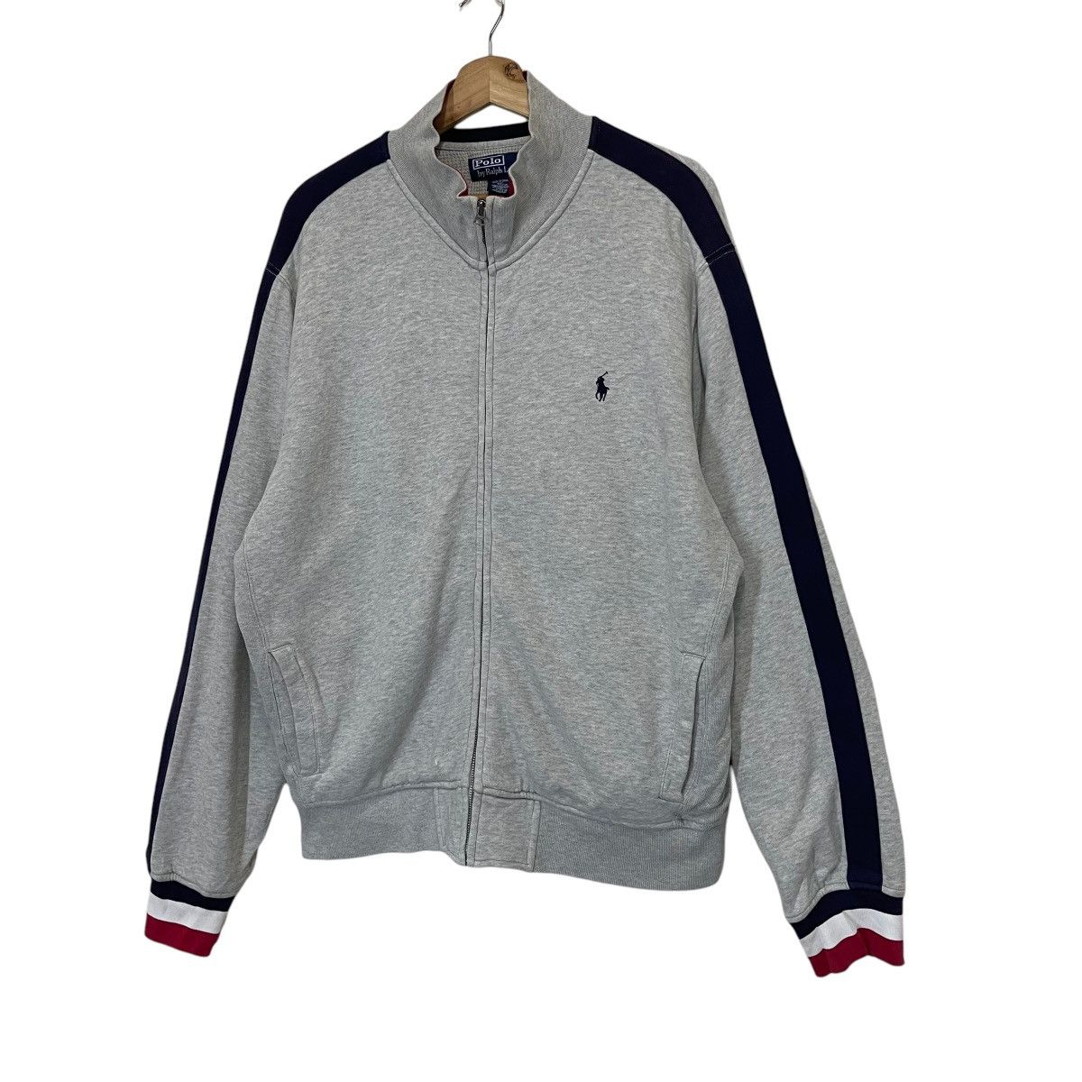 Polo Ralph Lauren Vintage 90s Polo Ralph Lauren Small Logo Zipper Sweater Size US XL / EU 56 / 4 - 3 Thumbnail