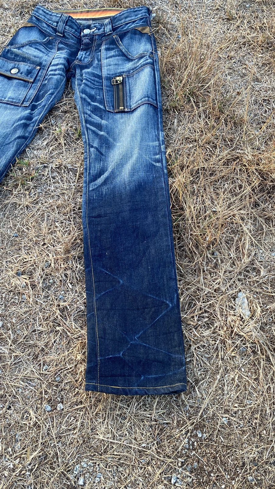 Edwin Edwin Blue Trip Jeans Front Pocket Nice Design Size US 29 - 3 Thumbnail