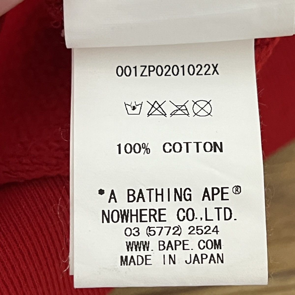 Bape 💥 Bape Red Tiger Zip Up Hoodie 💥 Size US XL / EU 56 / 4 - 17 Thumbnail