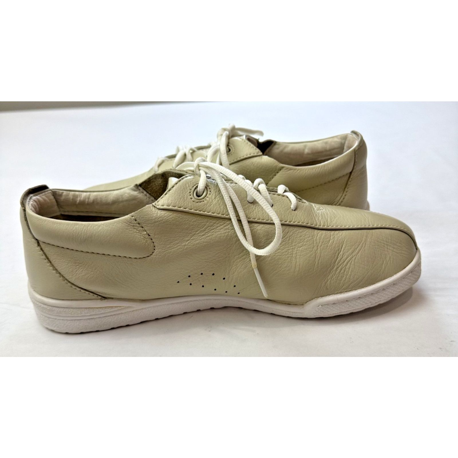 Other Propet Firefly Walking Sneakers Leather Beige Women 9 W3606 Size US 9 / IT 39 - 4 Thumbnail