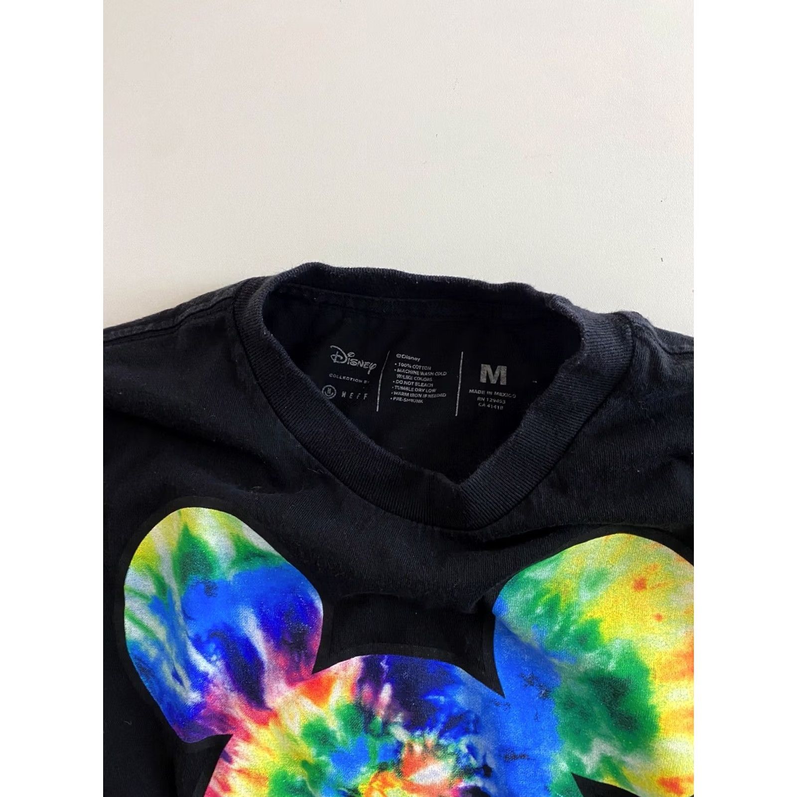 Disney Disney Mickey Mouse Tie Dye Neff TEE T SHIRT Medium M Shirt Mens Multicolor 90s Disney Tie Dye Geometric Graphic Print Crew Neck Short Sleeve Tee S/M Size US M / EU 48-50 / 2 - 4 Thumbnail