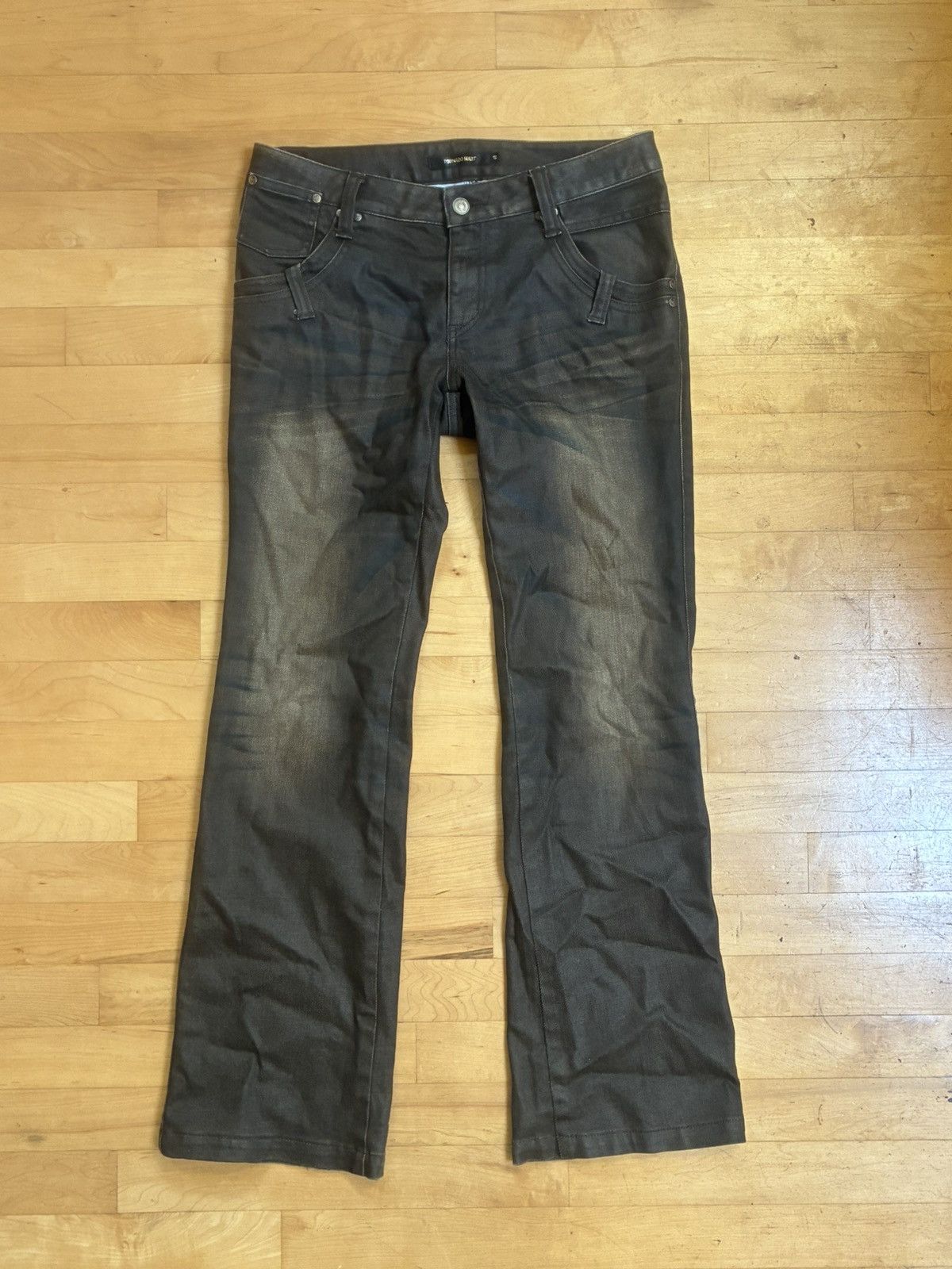 Tornado Mart Tornado Mart Brown Denim Size US 29 - 1 Thumbnail