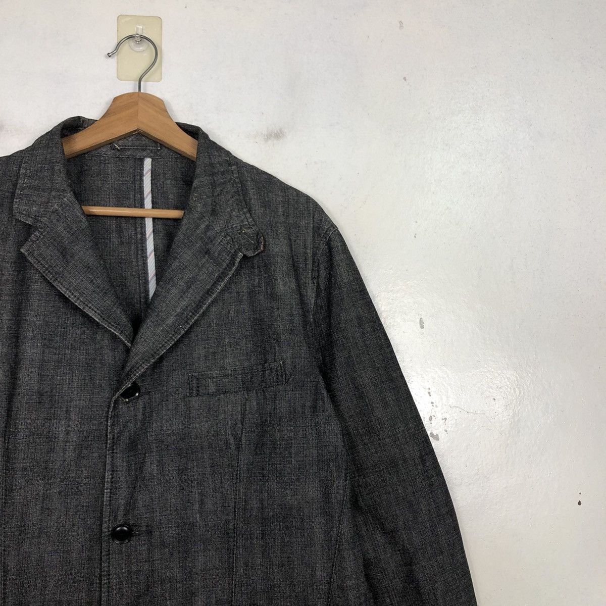Japanese Brand Vintage Hickory Chore Jacket Uniqlo Issey Miyake Size US XL / EU 56 / 4 - 8 Thumbnail