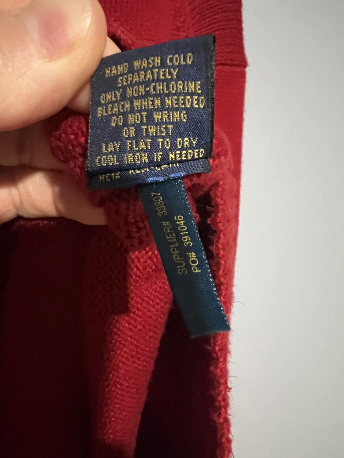 Polo Ralph Lauren Polo Ralph Lauren Men's Size Large Red Sweater 1/4 Zip Knit Size US L / EU 52-54 / 3 - 8 Thumbnail
