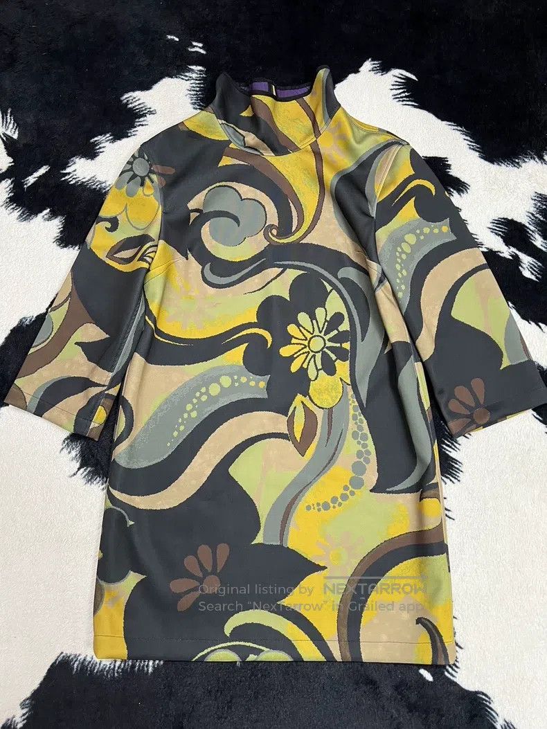 Dries Van Noten Dries Van Noten size:36 Floral Stand Collar Dress Size M / US 6-8 / IT 42-44 - 2 Thumbnail