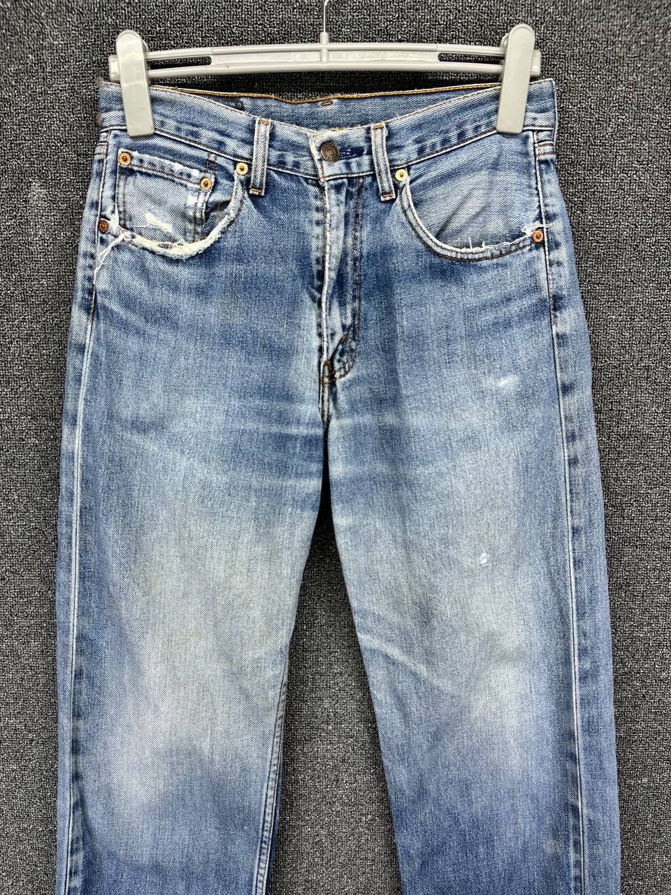 Levi's Vintage 90s Levi's Rare Trashed Punk Jeans Denim Pants Size US 30 / EU 46 - 2 Thumbnail