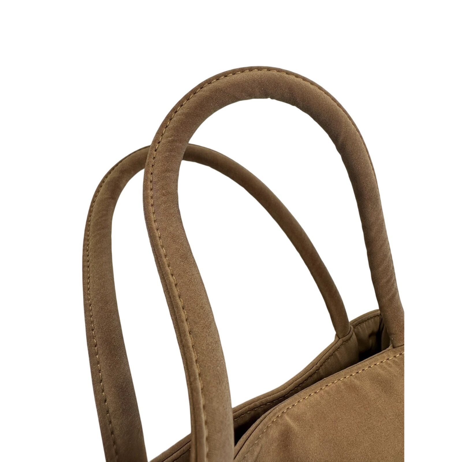 Bottega Veneta Bottega Veneta Brown Nylon Mini Bag with Mirror Size ONE SIZE - 20 Thumbnail