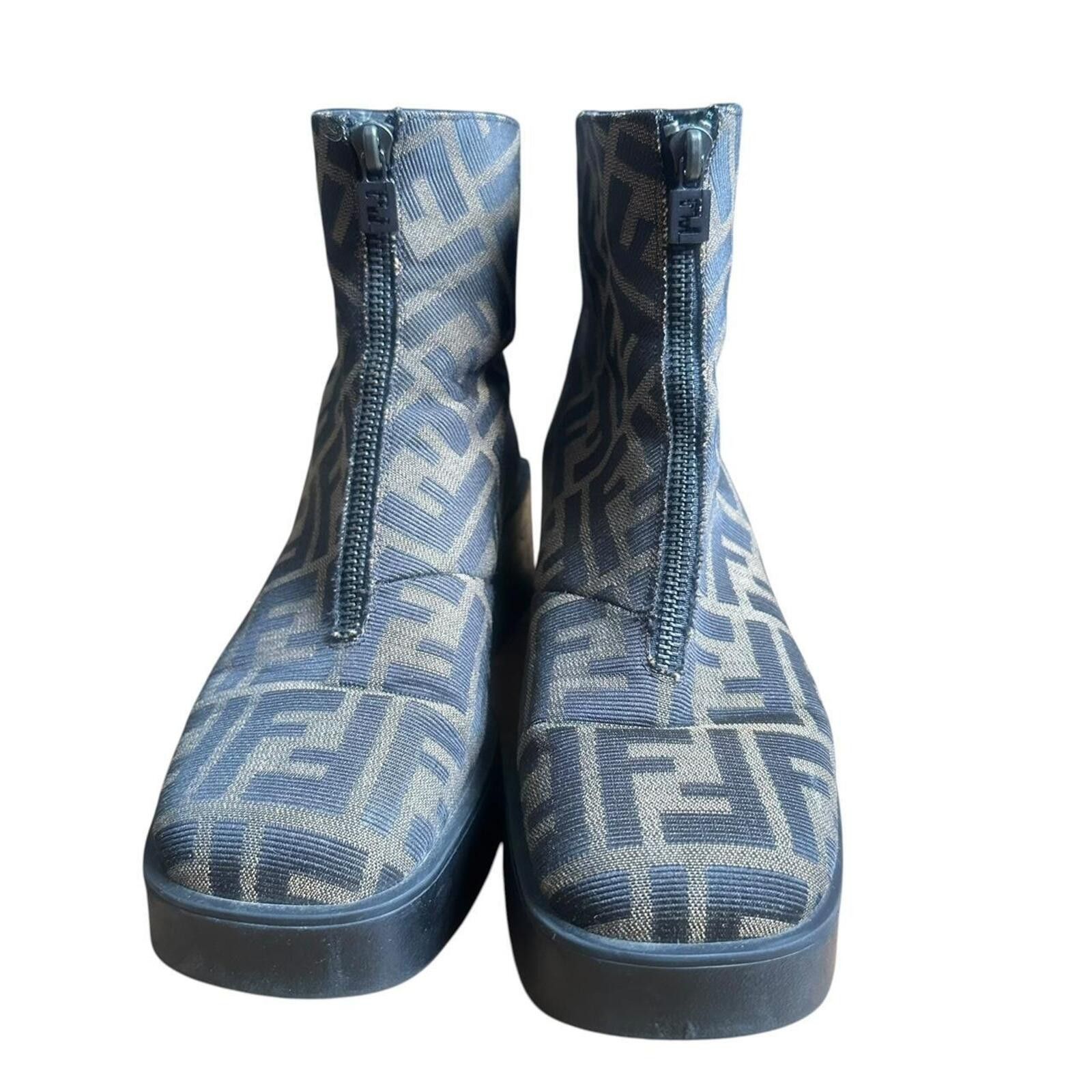 Fendi Fendi monogram Combat Boots Size US 7.5 / IT 37.5 - 2 Thumbnail