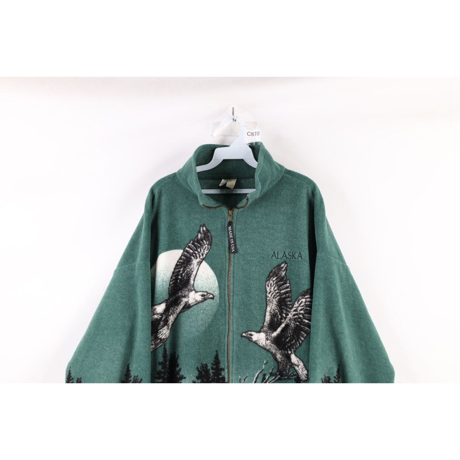Vintage 90s Streetwear Eagle Nature All Over Print Jacket