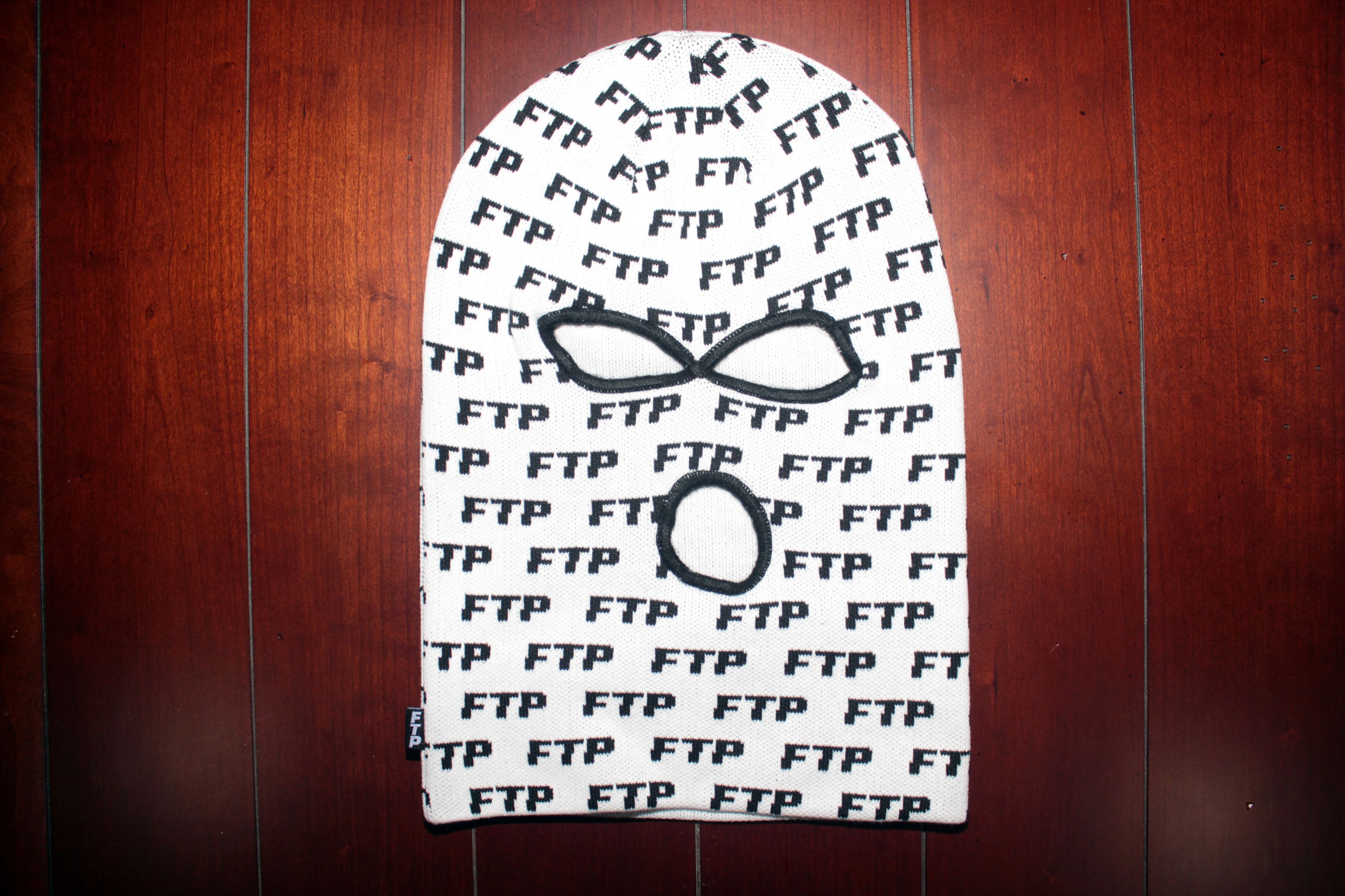 Fuck The Population FTP All-Over Logo Ski Mask (White) Size ONE SIZE - 1 Thumbnail