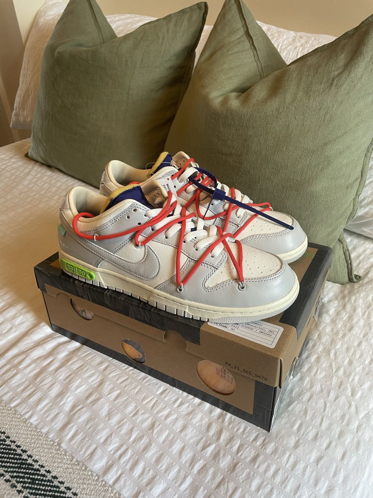 Nike × Off-White Nike x Off-White Dunk Low, Lot 23, UK10.5 / US11.5 Size US 11.5 / EU 44-45 - 1 Thumbnail