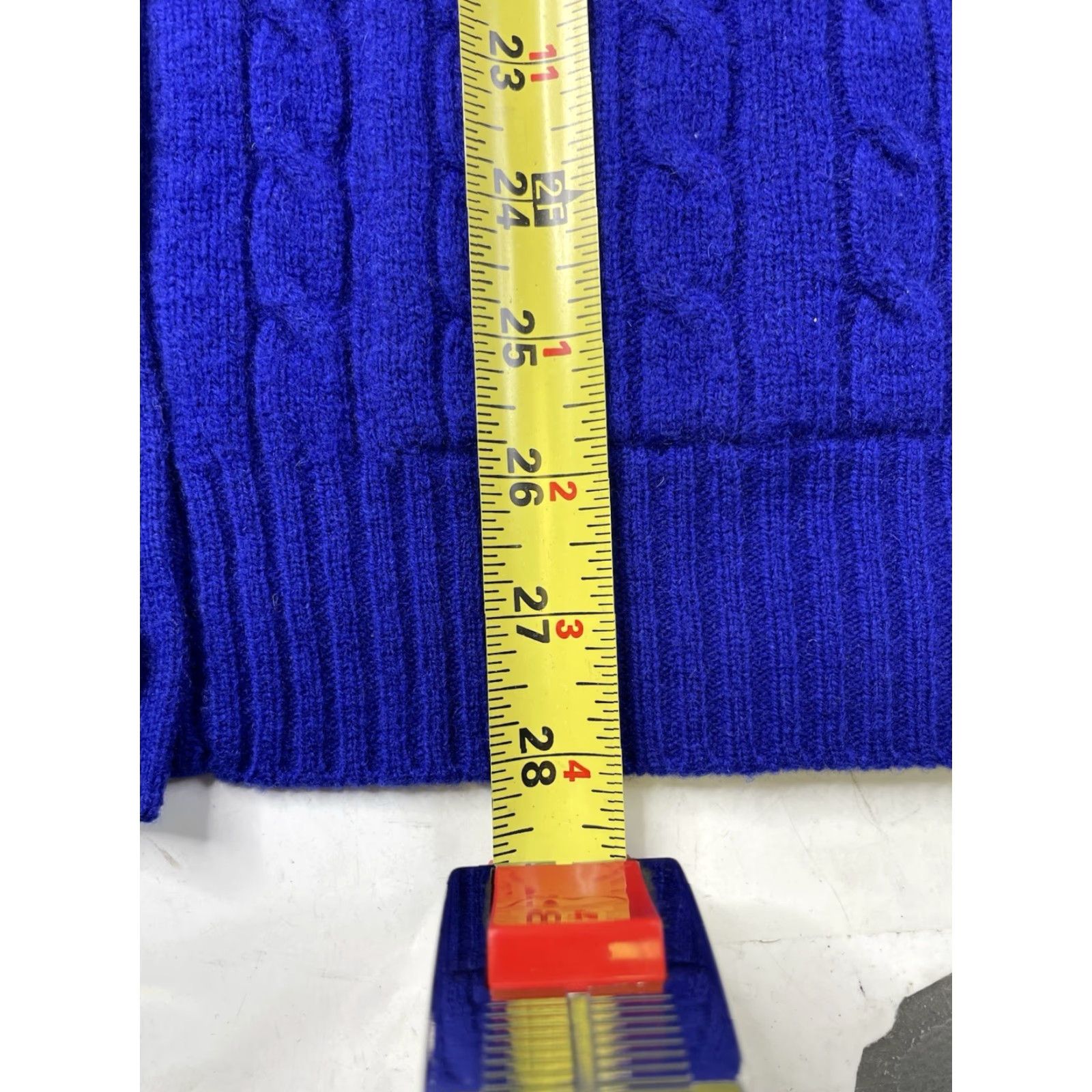 Polo Ralph Lauren VINTAGE Polo Ralph Lauren Cardigan Wool Cable-Knit Button Small Women Adult Regular Blue Sweater Size S / US 4 / IT 40 - 6 Thumbnail