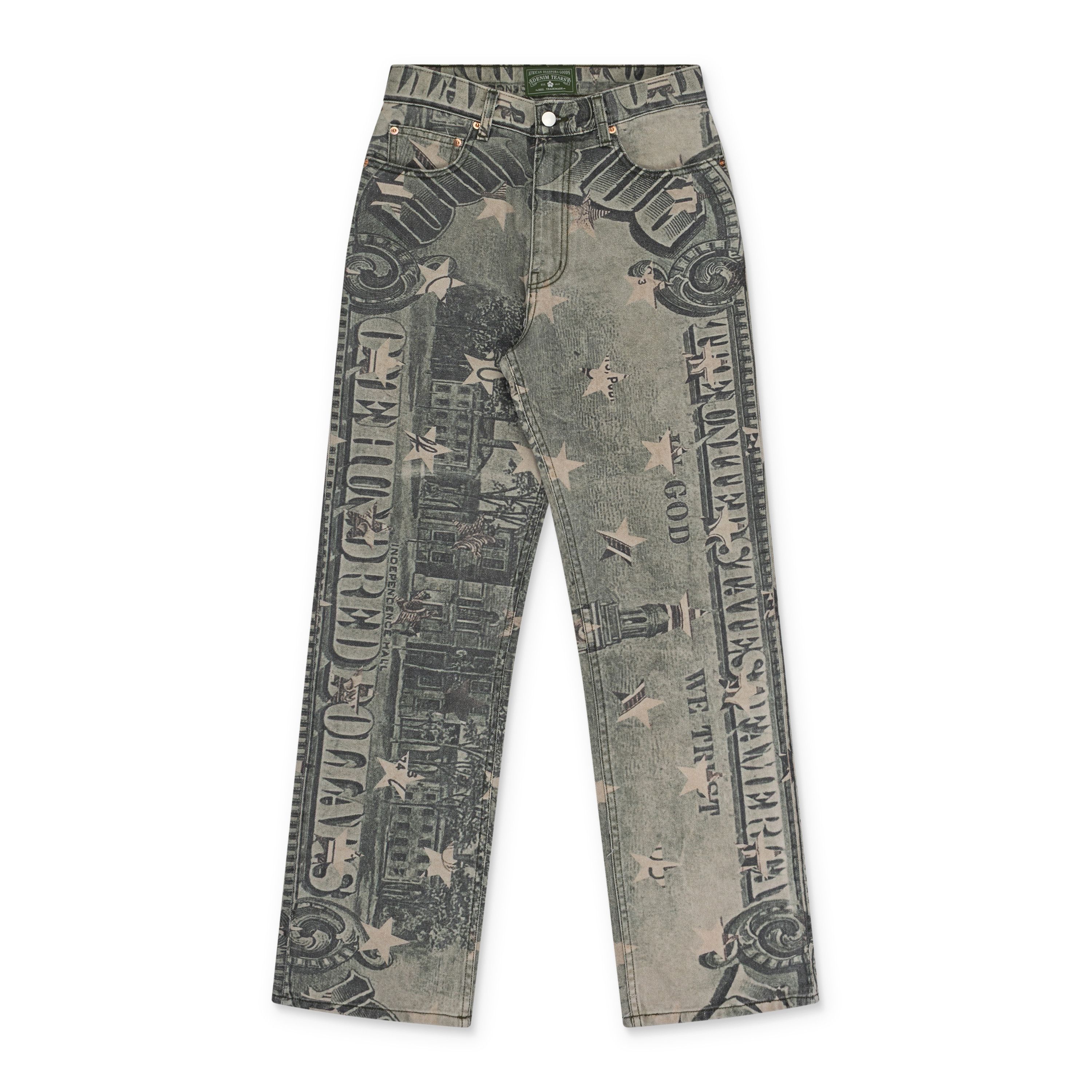 DENIM TEARS DENIM TEARS HAND PAINTED PICNIC PLAID “KISS MY GRITS