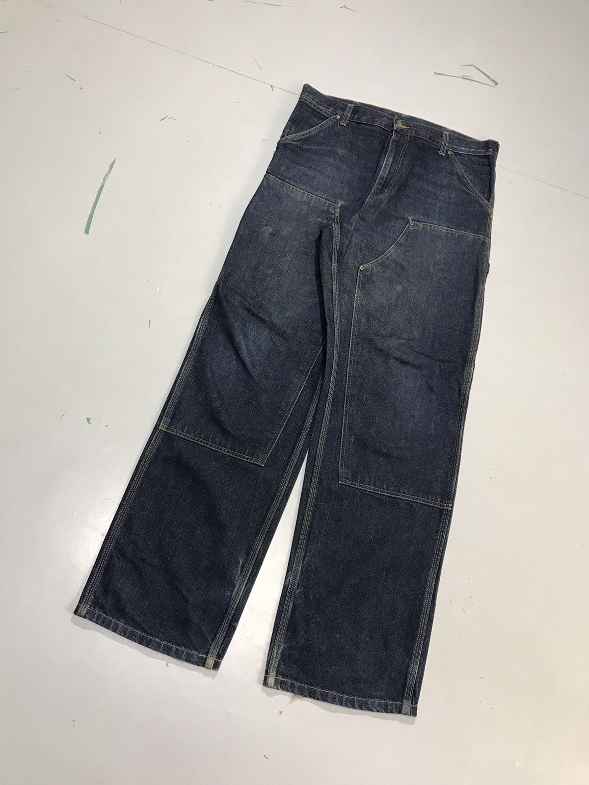 Carhartt Vintage Carhartt double knee workwear denim Size US 36 / EU 52 - 3 Thumbnail