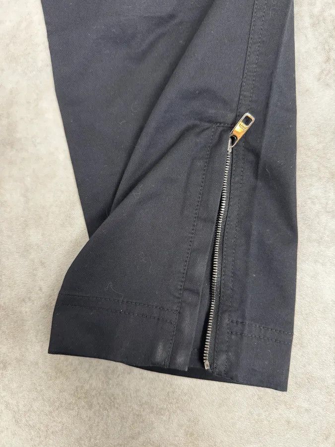 Dolce & Gabbana 2000s Dolce & Gabbana Black Flat Pockets Pants Size US 39 - 11 Thumbnail